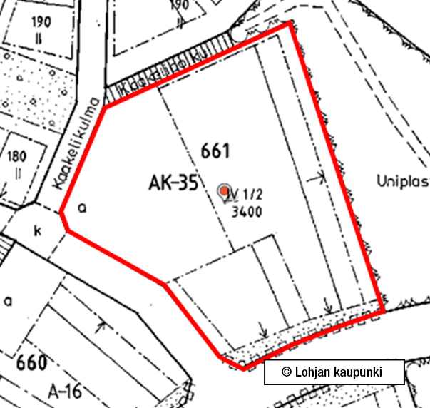 Kerrostalotontti 7015 m², Lohja