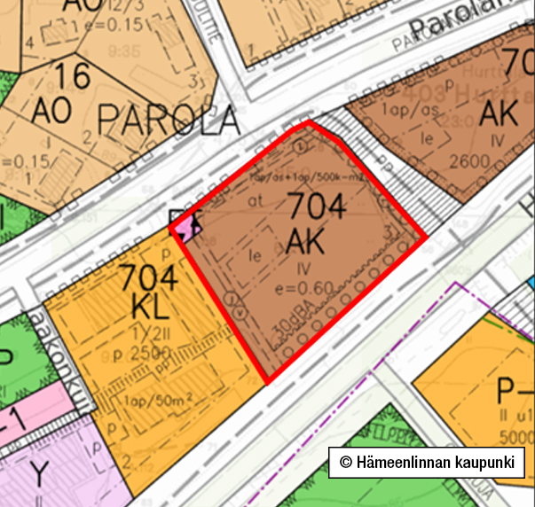 Asuinkerrostalotontin määräosa, Hattula