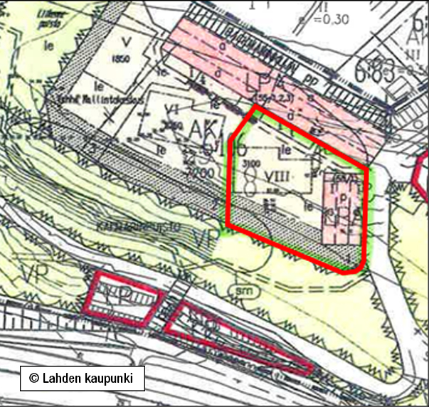 Asuinkerrostalotontti 3016 m², Vääksy / Asikkala