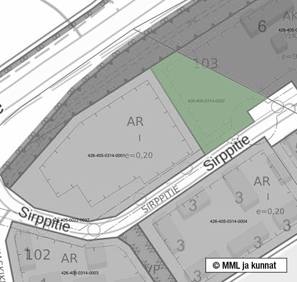 Kerrostalotontti  Liperi